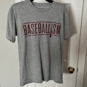 Grey Baseballism T-shirt
